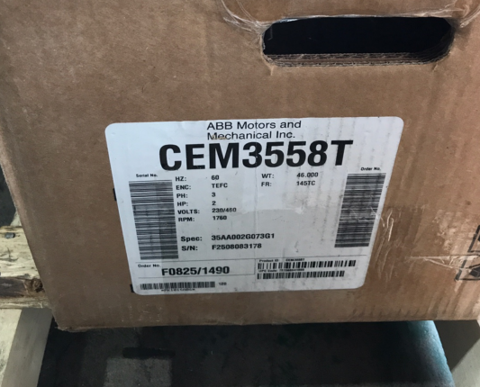 BALDOR Motor CEM3558T